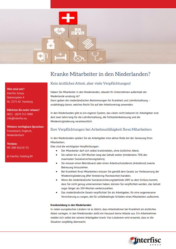 Kranke Mitarbeiter