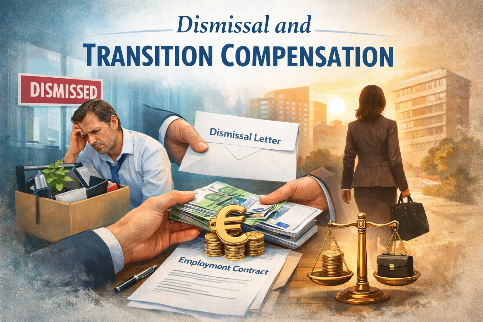 dismissal and transition compensation